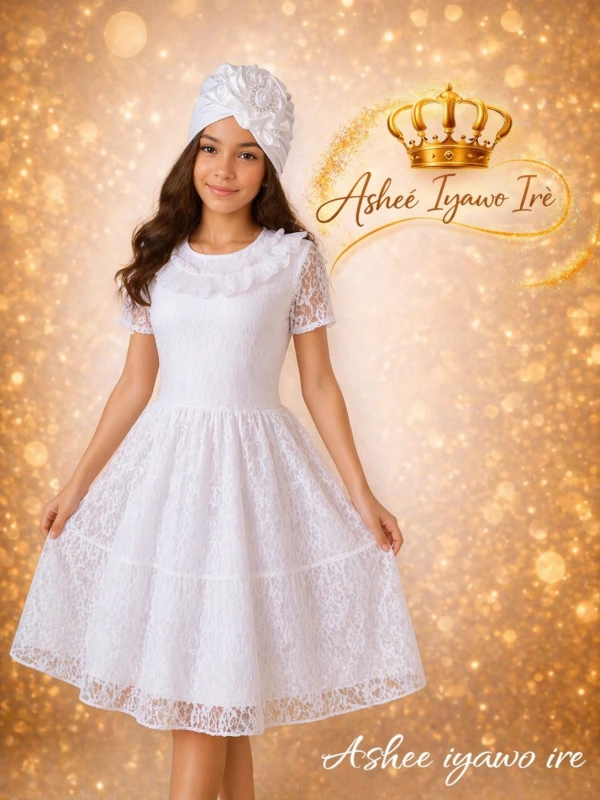 Vestido de niña's foto | Ashee Iyawo Ire |  BizneCubano