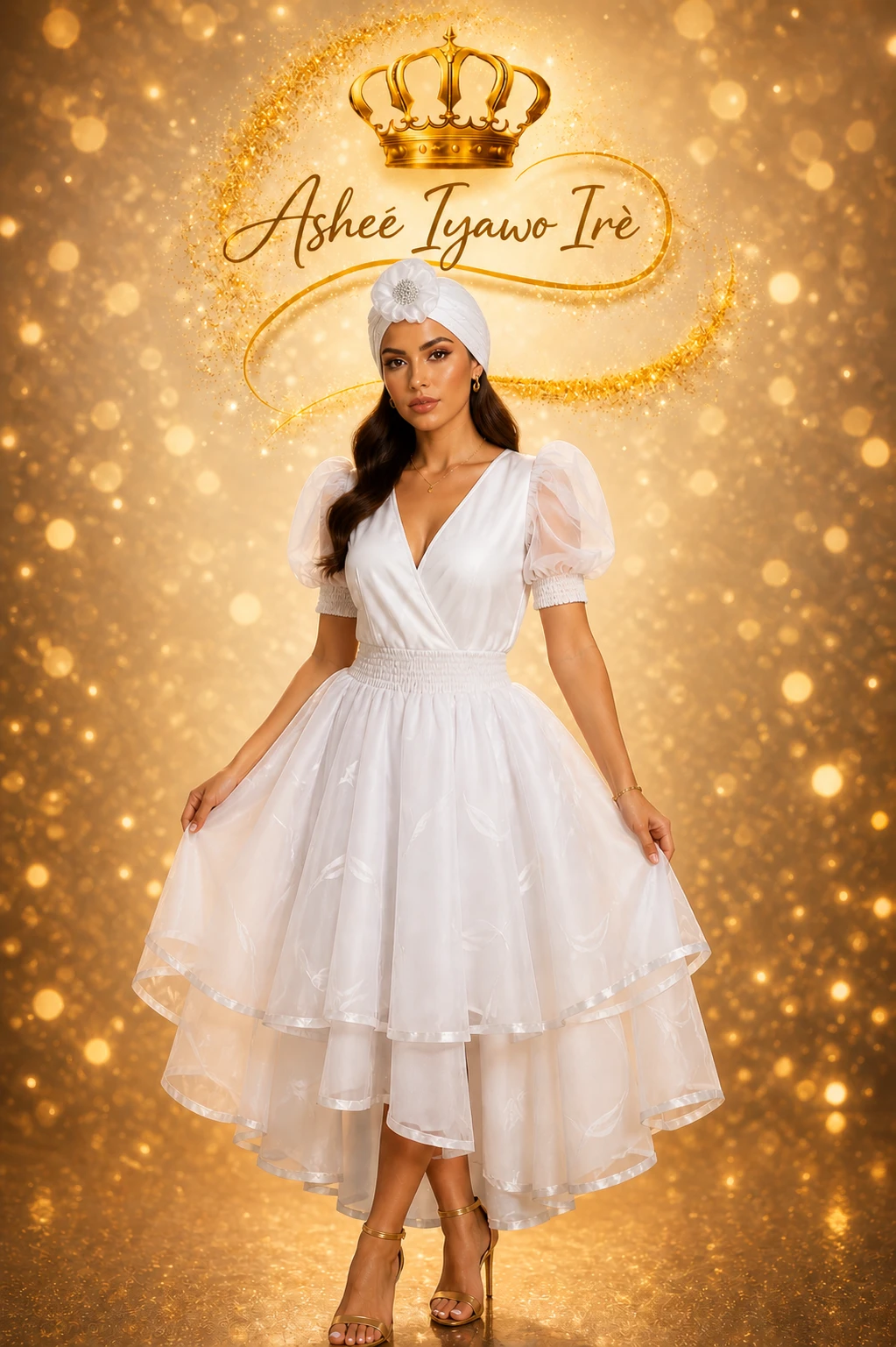 Conjunto elegante bordado's foto | Ashee Iyawo Ire |  BizneCubano