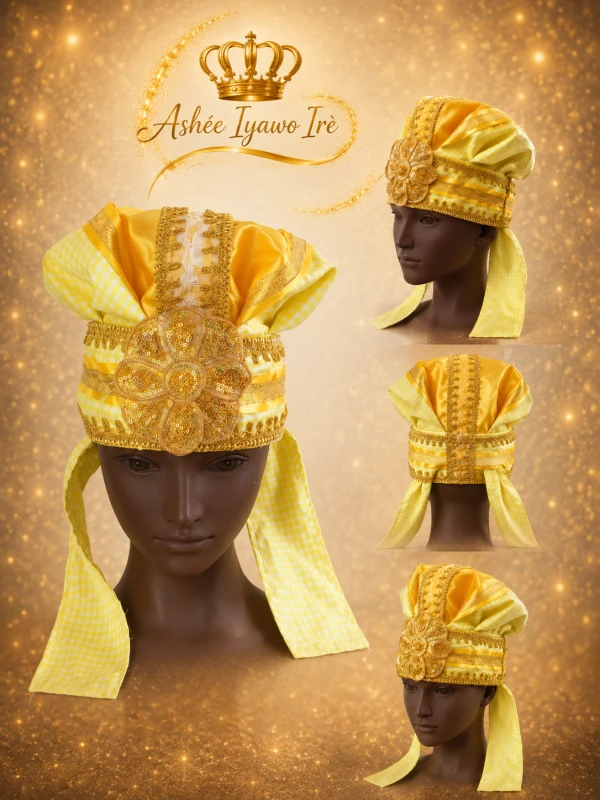 Gorro santera de oshun's foto | Ashee Iyawo Ire |  BizneCubano