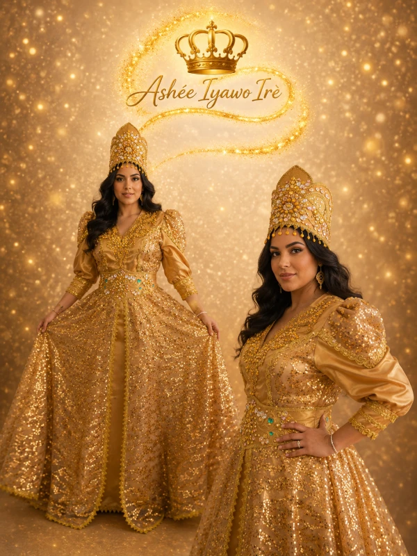 Gala glamour oshun's foto | Ashee Iyawo Ire |  BizneCubano