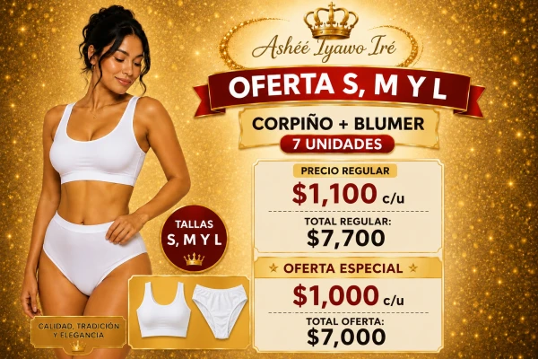 Conjunto blumer y corpiño's foto | Ashee Iyawo Ire |  BizneCubano