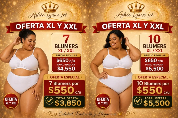 Blumer tallas grandes's foto | Ashee Iyawo Ire |  BizneCubano