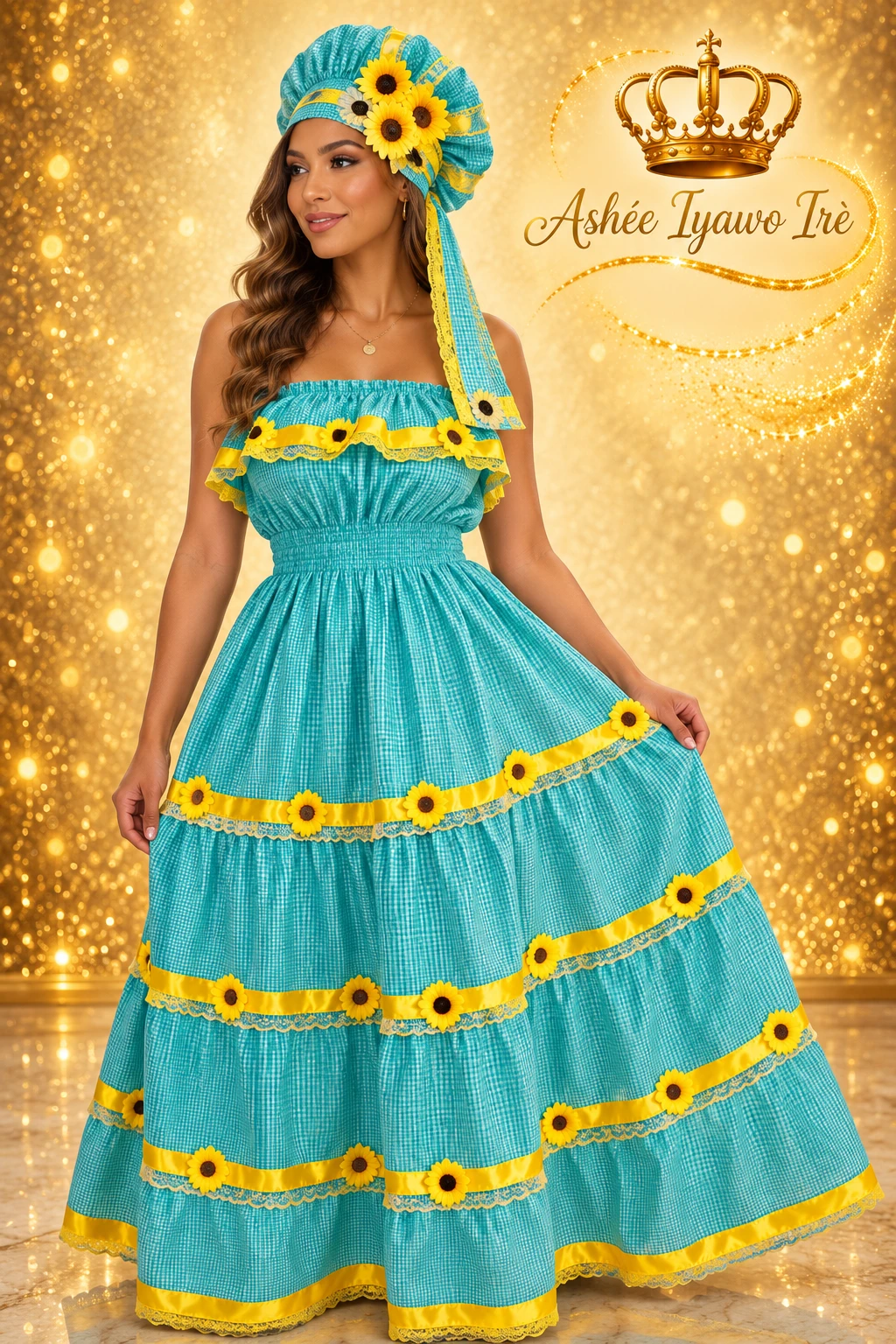 Vestido para orula's foto | Ashee Iyawo Ire |  BizneCubano
