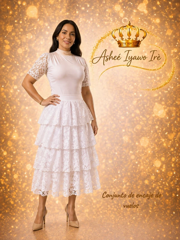 Conjunto de saya vuelos #20's foto | Ashee Iyawo Ire |  BizneCubano