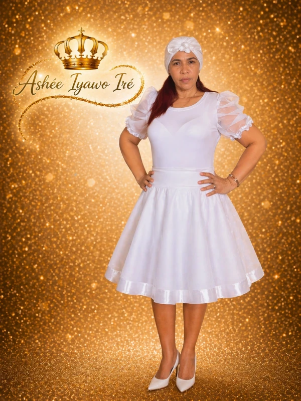 Conjunto organdy cinta's foto | Ashee Iyawo Ire |  BizneCubano