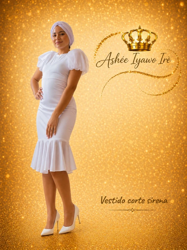 Vestido corte sirena's foto | Ashee Iyawo Ire |  BizneCubano