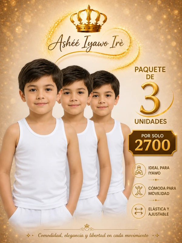 Paquete camisetas de niño's foto | Ashee Iyawo Ire |  BizneCubano