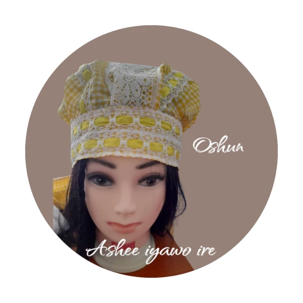 Gorro guinga amarilla oshun's foto | Ashee Iyawo Ire |  BizneCubano