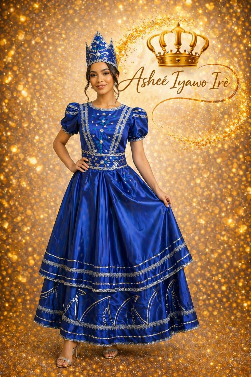 Traje de gala yemya y almuerzo's foto | Ashee Iyawo Ire |  BizneCubano