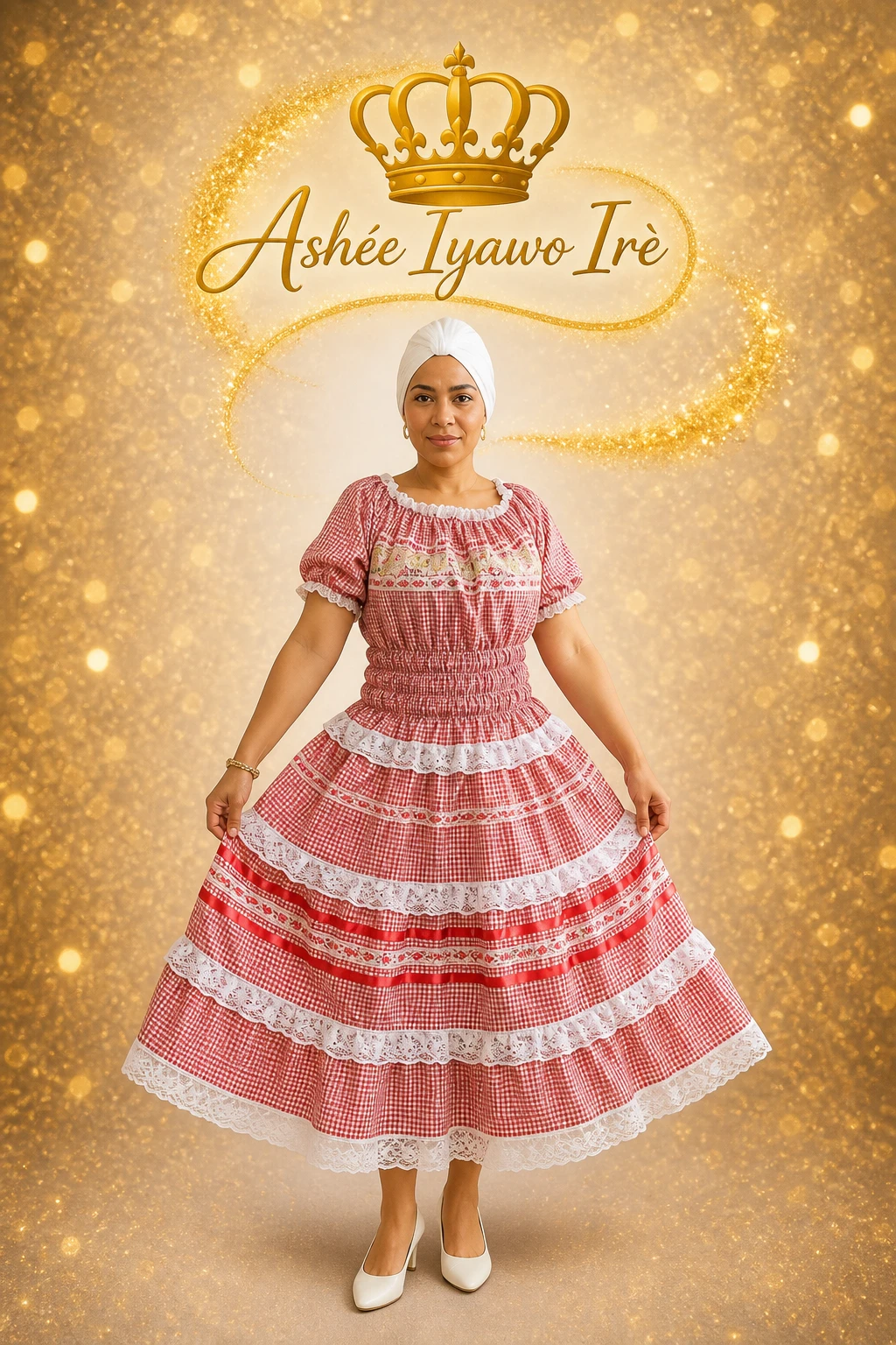 Traje de almuerzo shango's foto | Ashee Iyawo Ire |  BizneCubano
