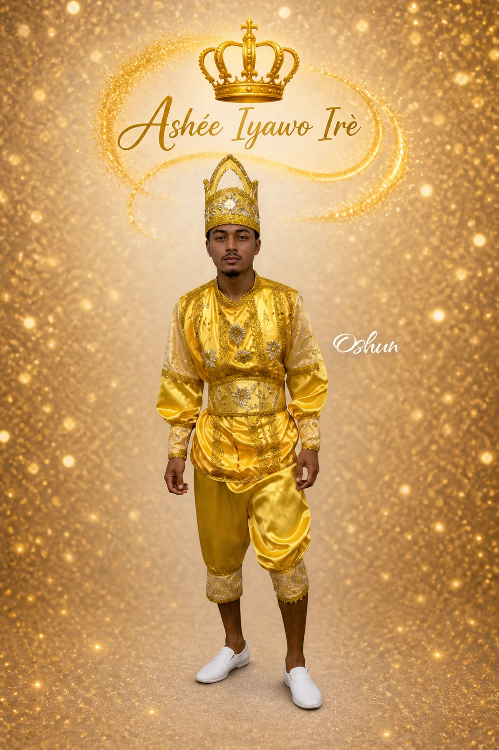 Traje de oshun gala hombre's foto | Ashee Iyawo Ire |  BizneCubano