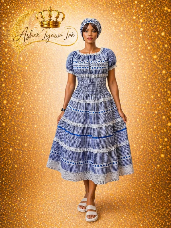 Traje de almuerzo yemaya's foto | Ashee Iyawo Ire |  BizneCubano