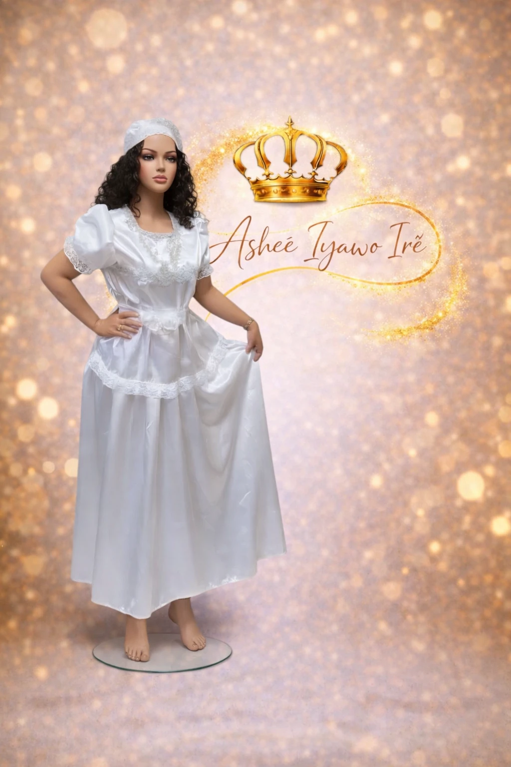 Traje de almuerzo obatala's foto | Ashee Iyawo Ire |  BizneCubano
