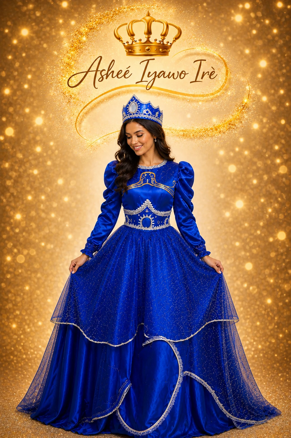 Traje de gala yemaya y almuerzo's foto | Ashee Iyawo Ire |  BizneCubano